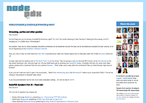 Node PDX 2012 Site